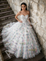 Shop 2026 ANNAKOO Ombre Tulle Ball Gown Ruffles Sweetheart Sequin Prom Dress Under 498