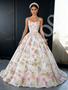 Shop 2026 ANNAKOO Spaghetti Straps Tulle Pink Floral Sequin Ball Gown Prom Dress Under 388