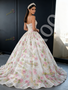 Shop 2026 ANNAKOO Spaghetti Straps Tulle Pink Floral Sequin Ball Gown Prom Dress Under 388