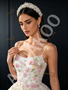 Shop 2026 ANNAKOO Spaghetti Straps Tulle Pink Floral Sequin Ball Gown Prom Dress Under 388