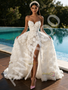 Shop 2026 ANNAKOO Sweetheart Sheath Column Rose White Sequin Detachable Train Prom Dress Under 459