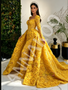 Shop 2026 ANNAKOO Yellow V Neck Trumpet Mermaid Detachable Train Rose Beading Prom Dress Under 498Shop 2026 ANNAKOO Yellow V Neck Trumpet Mermaid Detachable Train Rose Beading Prom Dress Under 498