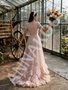 Shop 2026 ANNAKOO Pink Scoop Sequin Short Sleeves Tulle Feather A Line Prom Dress Under 298