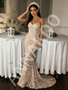 Shop 2026 ANNAKOO Strapless Sequin Beading Trumpet Mermaid Sparkle Prom Dress under 298
