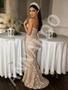 Shop 2026 ANNAKOO Strapless Sequin Beading Trumpet Mermaid Sparkle Prom Dress under 298