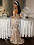 Shop 2026 ANNAKOO Strapless Sequin Beading Trumpet Mermaid Sparkle Prom Dress under 298