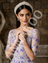 Shop 2026 ANNAKOO Purple Half Sleeves Scoop Purple Beading A Line Flower Prom Dress Under 298