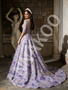 Shop 2026 ANNAKOO Purple Half Sleeves Scoop Purple Beading A Line Flower Prom Dress Under 298
