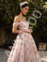 Shop 2026 ANNAKOO Off The Shoulder Pink Flower Beading A Line Tulle Prom Dress Under 298