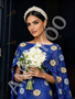 Shop 2026 ANNAKOO Blue Cape Sheath Column Lace Floral Round Prom Dress Under 298