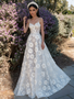 Shop 2026 ANNAKOO Spaghetti Straps Pearls Beading Flowers Tulle Wedding Dress Under 329