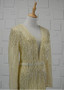  Sequin Lace V-neck  Beadings Long Sleeve Sheath/Column Prom Dress