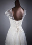 Tulle Jewel Beaded Lace Appliques Flowers A-line Wedding Dress