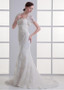 Strapless Beading Mermaid Wedding Dress Detachable Jacket