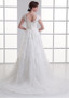 Beading Tulle Sweetheart Simple A-line Wedding Dress