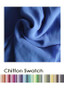 Fast Shipping In Stock Fabric Swatches -- Chiffon Swatch