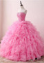 Organza  Sweetheart Detachable Jacket Ball Gown Quinceanera Dresses 