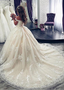 Cheap 2019 Tulle Off-the-shoulder Lace Appliques Ball Gown Wedding Dress