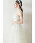 Shop Beautiful ANNAKOO 2020 Lovely Beaded Spaghetti StrapsFlowers Retro Corset Top Wedding Dress