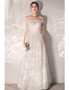 Shop Beautiful 2020 Spring Romantic Floor Length Appliques Lace Off Shoulder Wedding Dress  from ANNAKOO