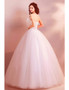 Shop Lovely Classy White Princess Ruffles Formal Ball Gown Wedding Dress  from ANNAKOO