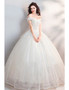 Shop Beautiful Sparkly Sequin Off The Shoulder Princess Ball Gown Wedding Dress from ANNAKOO