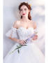 Shop Beautiful Butterfly Off The Shoulder Sleeve Ball Gown Wedding Dress for 2020 