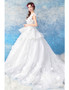 Shop Flowers Illusion Neck Sleeveless Tulle Ball Gown Wedding Dress Suit Your Shape From ANNAKOO