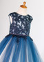 Shop Beautiful Tulle Jewel Beading Appliques Ruffles A-line Flower Girl Dress from ANNAKOO