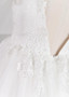 Shop Beautiful Tulle Spaghetti Straps White Appliques A-line Flower Girl Dress from ANNAKOO