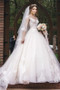 Shop For The Perfect Tulle A Line Lace V-Neck Appliques Sleeveless Wedding Dress Under 250