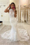 Buy Cheap Lace Halter Appliques Sleeveless Bridal Mermaid Wedding Dress Under 200