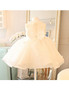 Pageant Gown White Princess Flower Girl Dress