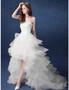 Shop 2020 Sweetheart Cascading Ruffles High Low Wedding Dress Under 145