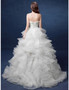 Shop 2020 Sweetheart Cascading Ruffles High Low Wedding Dress Under 145