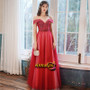 Shop 2021 Red Off The Shoulder Beading Appliques Lace Up Tulle Prom Dress Under 145
