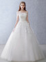 Shop 2021 Off The Shoulder Flower Appliques Tulle Ball Gown Wedding Dress Under 148