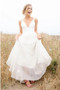 Shop 2021 Deep V-neckline Sexy Chiffon Simple Beach Wedding Dress Under 129