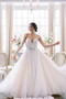 Shop 2021 Flower Beaded Belt Backless A Line Tulle Wedding Dress Under 247