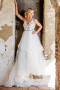 Shop 2021 V-neckline Lace Ruffles Appliques Tulle A Line Wedding Dress Under 188