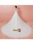 Buy 2021 Half Sleeve V Neck Tulle Beading Appliques A Line Plus Size Wedding Dress Under 217