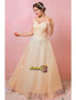Shop 2021 Champagne Off The Shoulder Pleats Appliques A Line Plus Size Wedding Dress Under 139