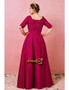 Buy 2021 Burgundy V Neck Lace Short Sleeves Plus Size Prom Dress Under 148