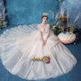 Shop 2021 Ruffles Ball Gown Tulle Ruched V Neck Wedding Dress Under 159