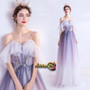 Shop 2021 Star and Moon Myth Gradient Lilac Tulle Spaghetti Straps Prom Dress Under 129