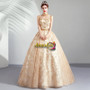 Buy Annakoo 2021 High Neck Gold Lace Up Backless Tulle Sequin Sparkle Prom Dress Under 138