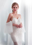 Spaghetti Straps See-through Mermaid Wedding Dress With Wrap