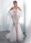Spaghetti Straps See-through Mermaid Wedding Dress With Wrap
