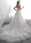 Luxury Sweetheart  Wedding Dress With Beaded Lace Appliques