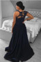Shop 2022 Annakoo Chiffon Side Split Long One Sleeve Lace Prom Evening Dress Under 138